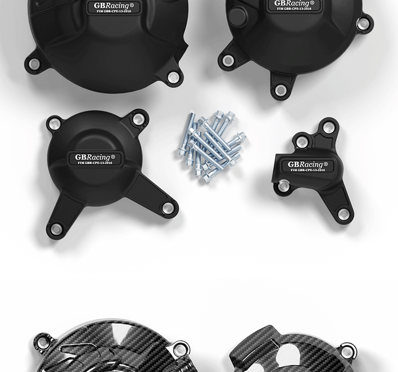 Suitable for 14-20 Years of Yamaha Mt09 Fz-09 Xsr900 Engine Protective Cover Side Cover Fiberglass