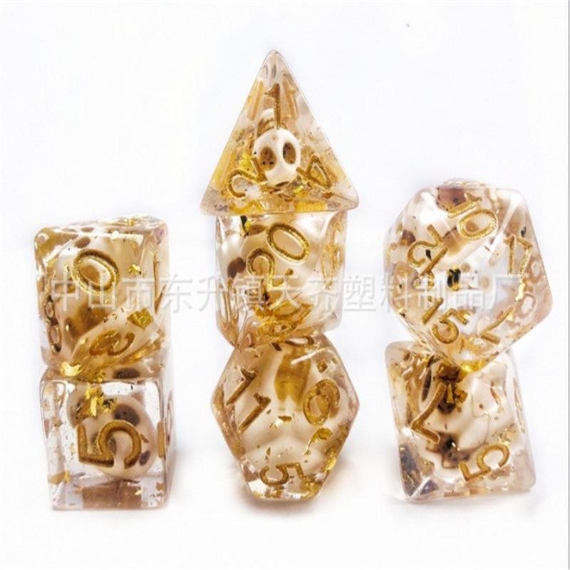 수지 코팅 금박 종이 해골 금 글자