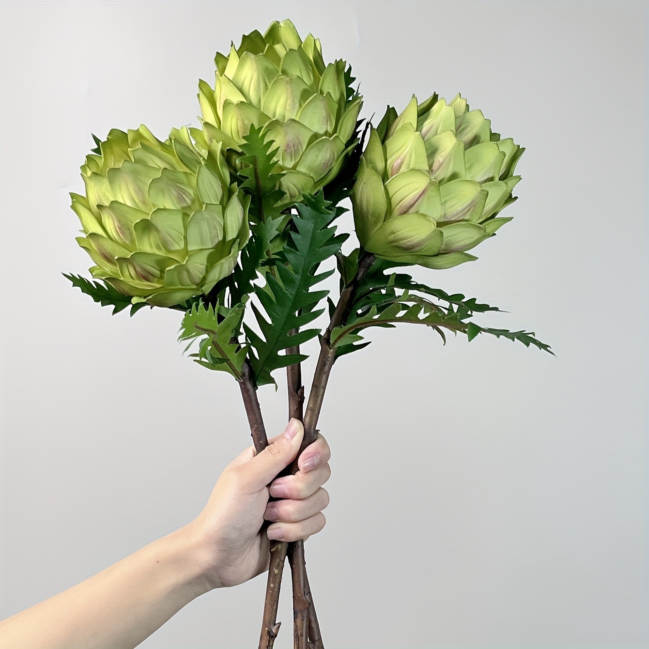 跨境爆款仿真绿植凤梨花品质货源头工厂批发派对家居道具软装