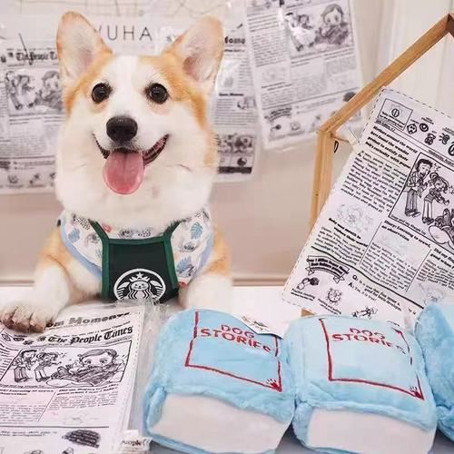 Dog toys for teething, boredom relief, sound, newspaper sound paper, Teddy, Corgi, large, medium, small, puppy pet supplies
