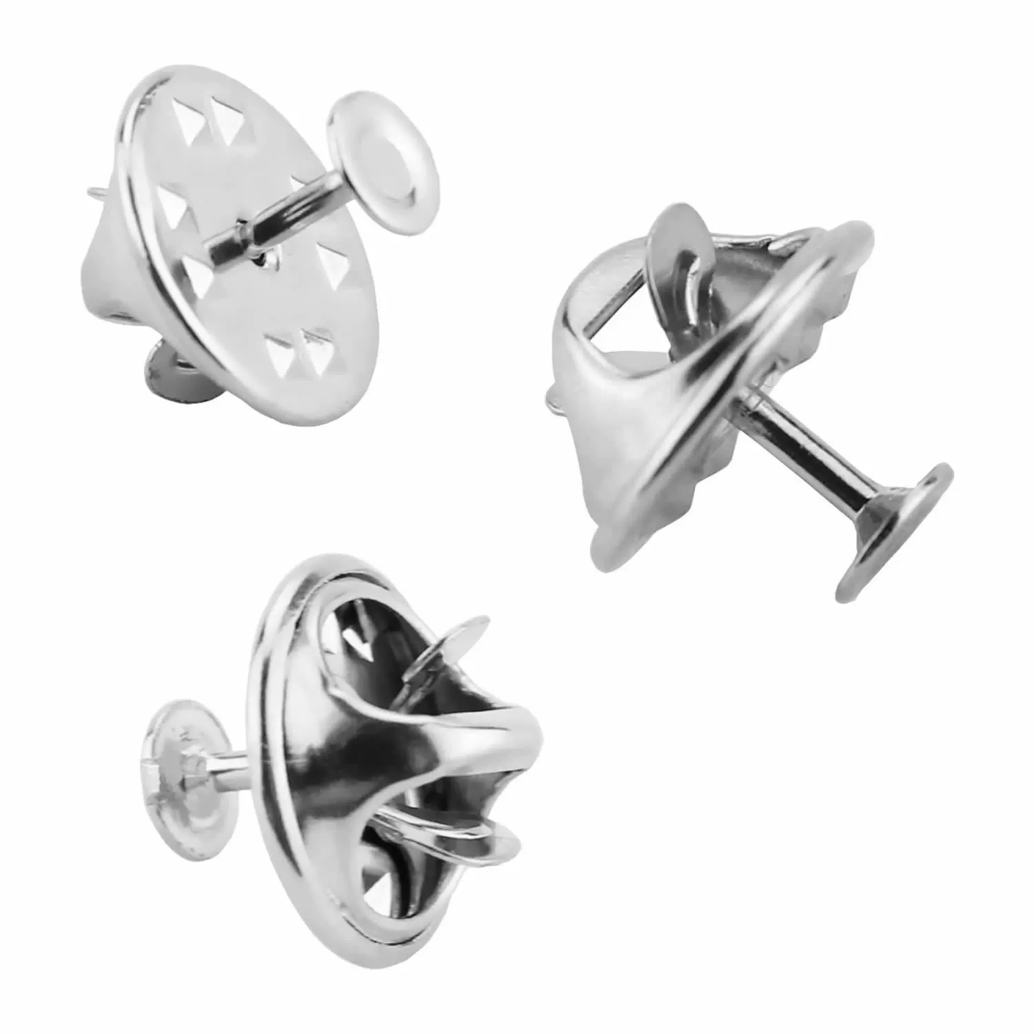 Проволочная булавка-брошь из стерлингового серебра с бабочкой, база buckle clip pin DIY handmade Amazon invisible button 2024 новый стиль