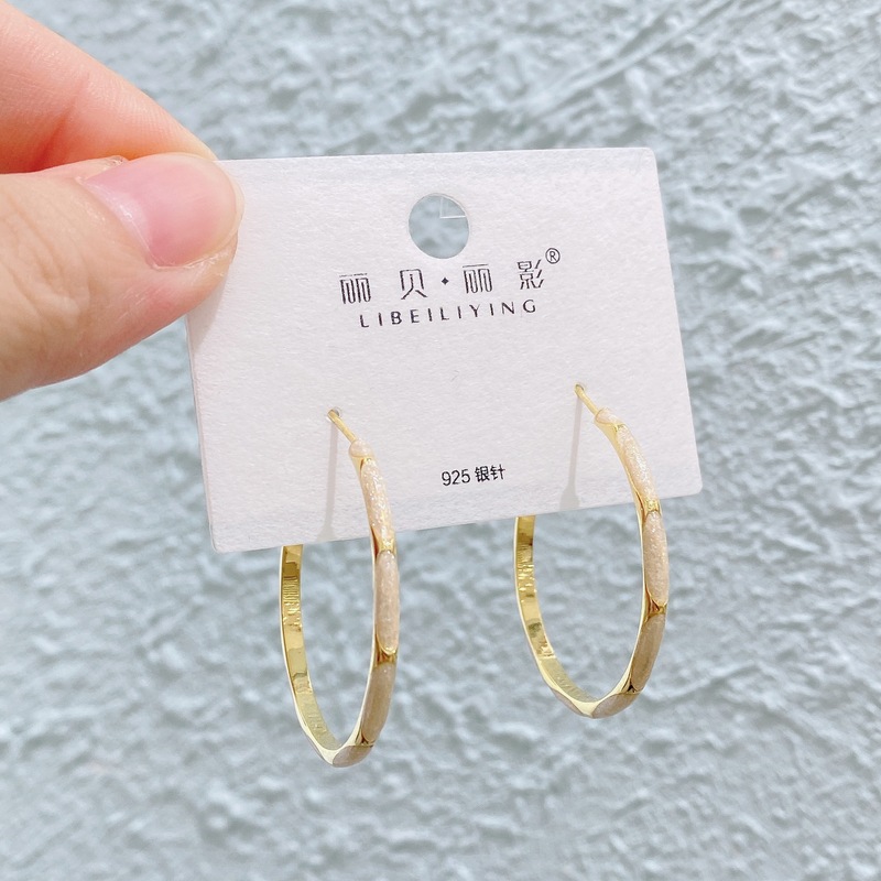 Liyin/Libeliying カラフルなオイルドリップシリーズ ニッチデザイン 高級感 おしゃれな雰囲気 イヤリング イヤリング|undefined