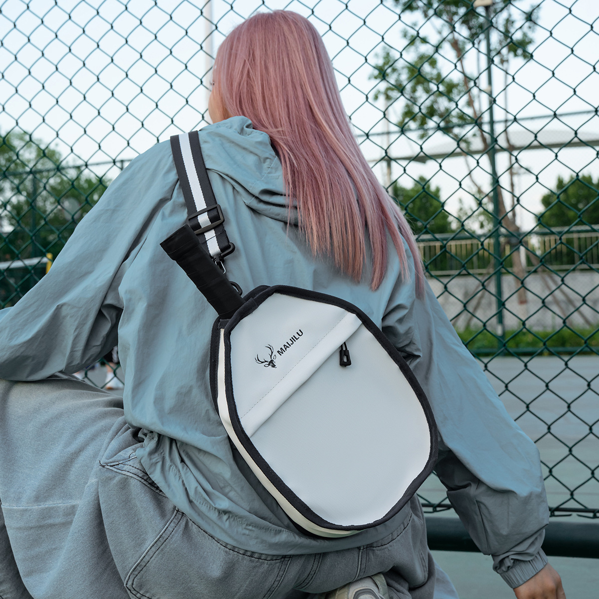 Cross-border racket bag, Amazon multi-functional badminton racket bag, large-capacity outdoor sports tennis bag, sports backpack