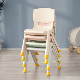 源头厂家婴幼儿小椅子儿童靠背椅宝宝塑料椅子家用椅桌椅耐用加厚
