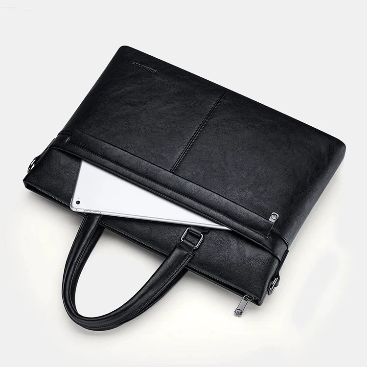 Capacious laptop, through-shoulder bag, business version, wholesale