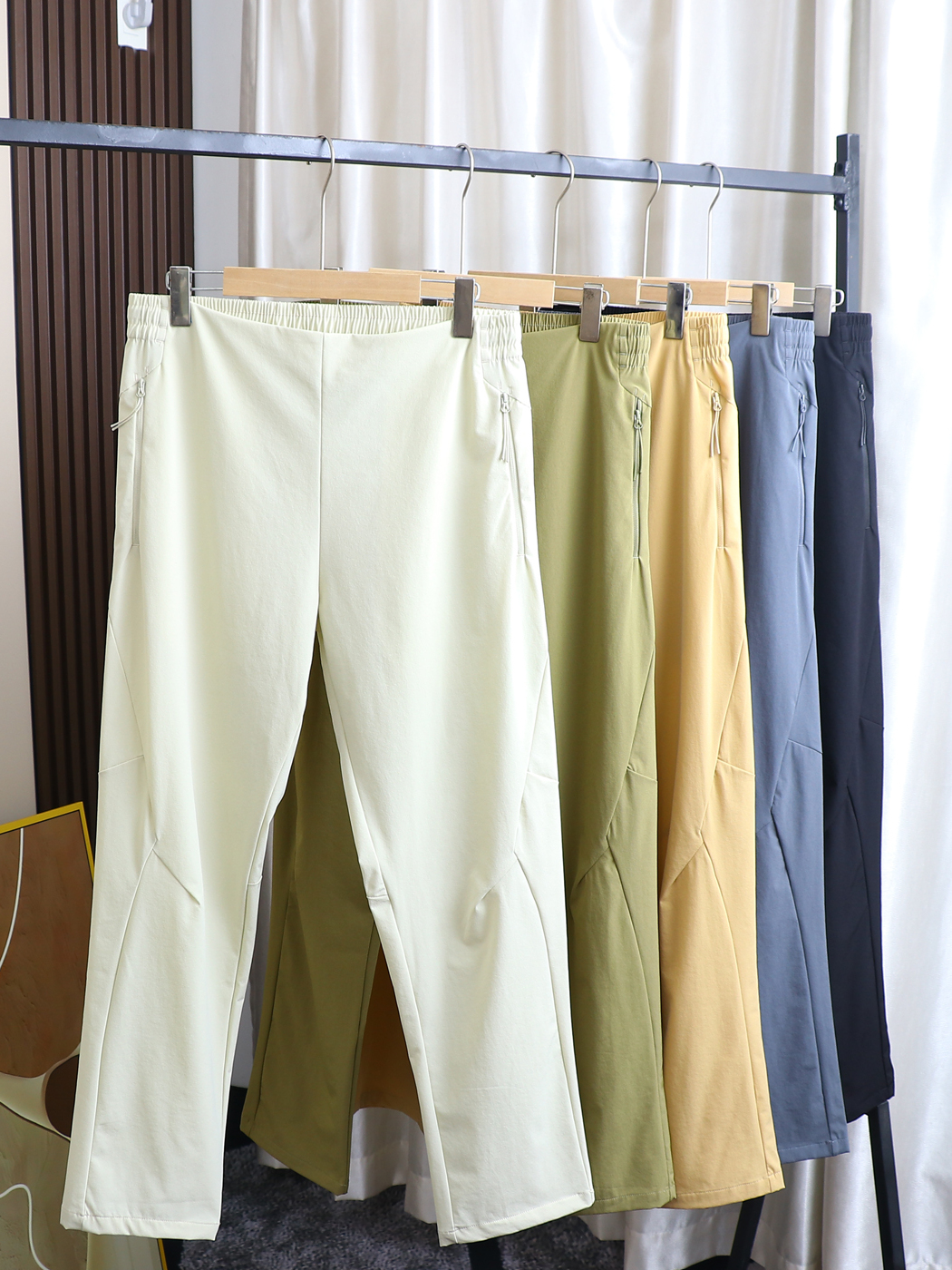 Three-Dimensional Cutting! Stretchy and Breathable! Men's Outdoor Hiking Quick-Dry Straight-Leg Sports Casual Pants Trendy