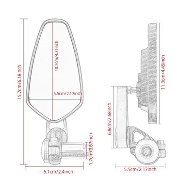 Motorcycle General Parts Mirror Motorcycle Accessories Motorcycle