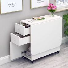 餐桌吃饭桌子折叠家用小户型多功能长方形简约易伸缩可移动圆桌厂