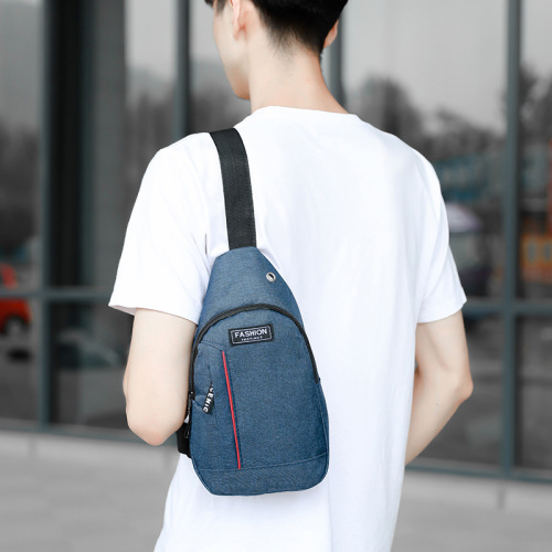 Men's Large Capacity Chest Bag Fashion Simple Single Shoulder Bag  New Oxford Cloth Trendy Casual Crossbody Bag Wholesale