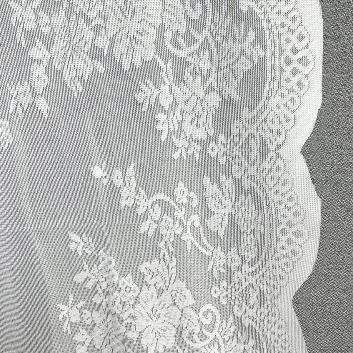 Amazon transfronterizo de urdimbre de encaje vertical doble fila encaje de barra de ventana cortinas acabadas SHEIN Aliexpress