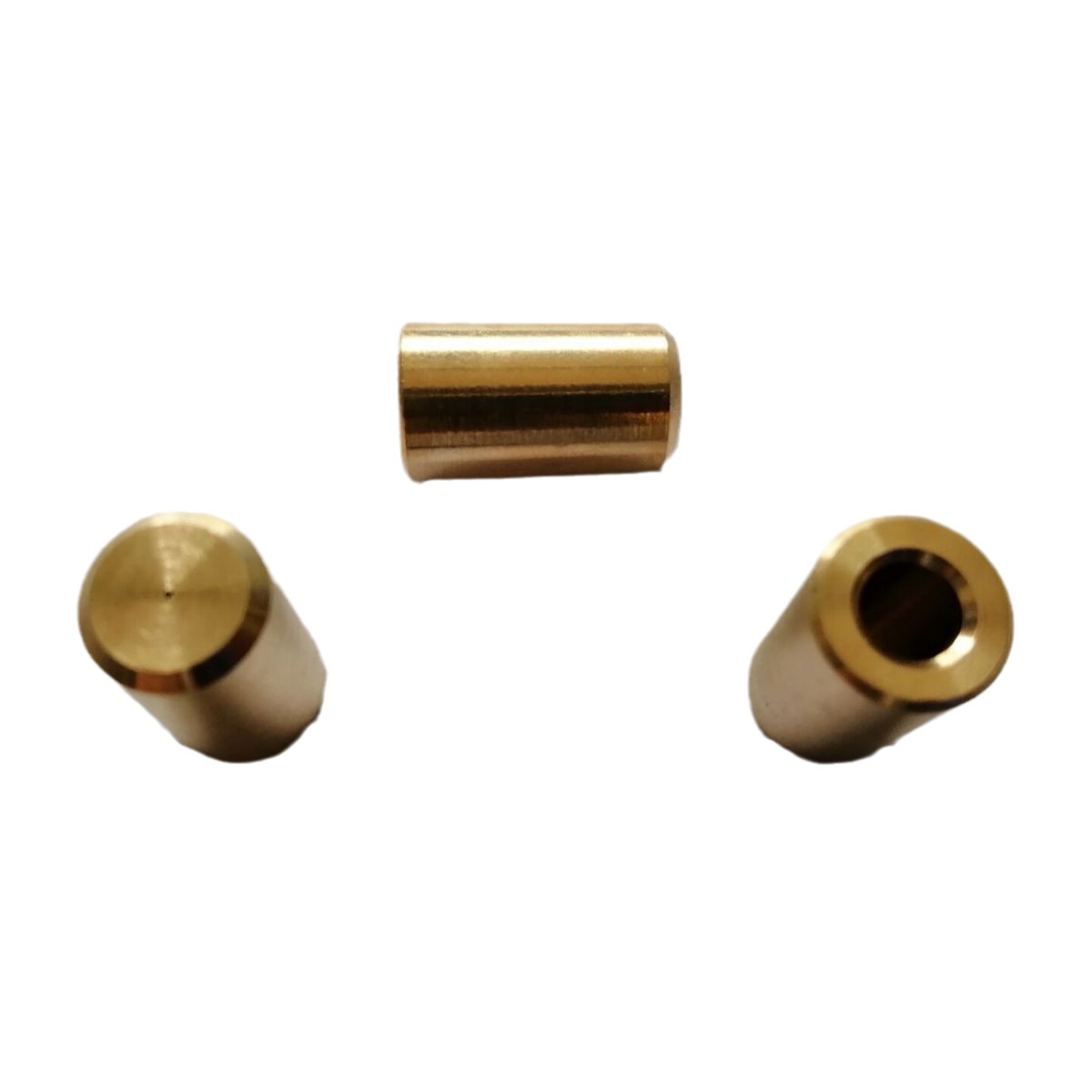 B12-5铜连接套 电机轴配件 B12夹头连接5MM电机轴 B12转5MM轴套