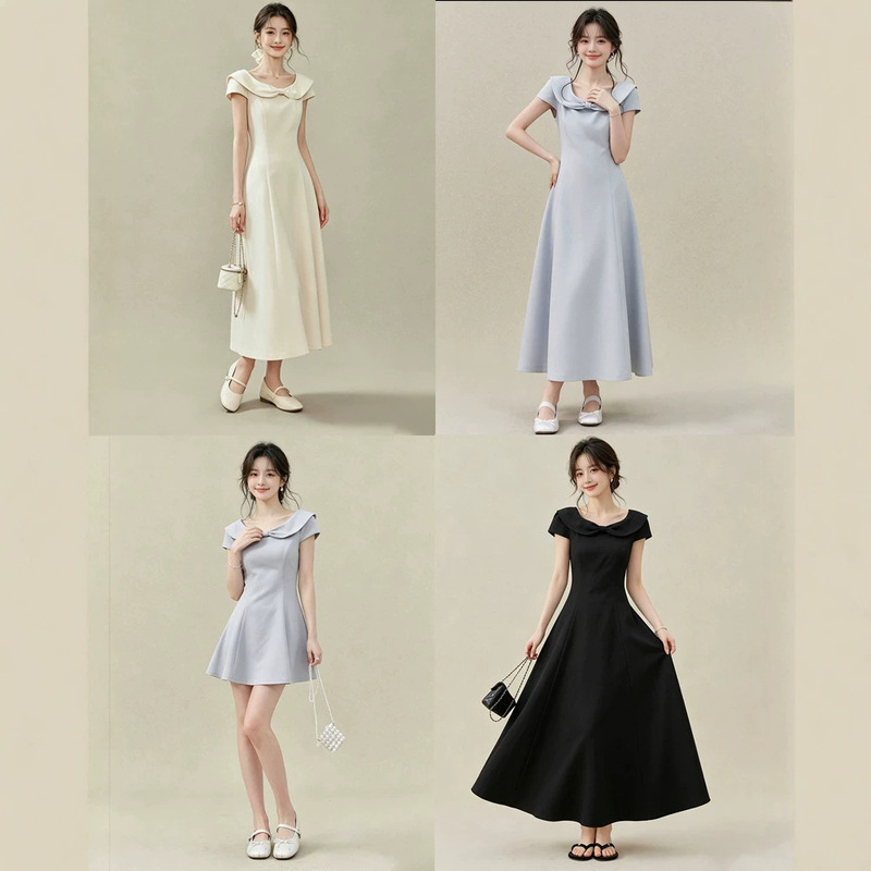 《Princess Jenny 2.0》Doll Collar Bow Dress for Women, Summer Sleeveless Waist-Cinching Princess Dress/Long and Short Dresses 《Princess Jenny 2.0》Doll Collar Bow Dress for Women, Summer Sleeveless Waist-Cinching Princess Dress/Long and Short Dresses