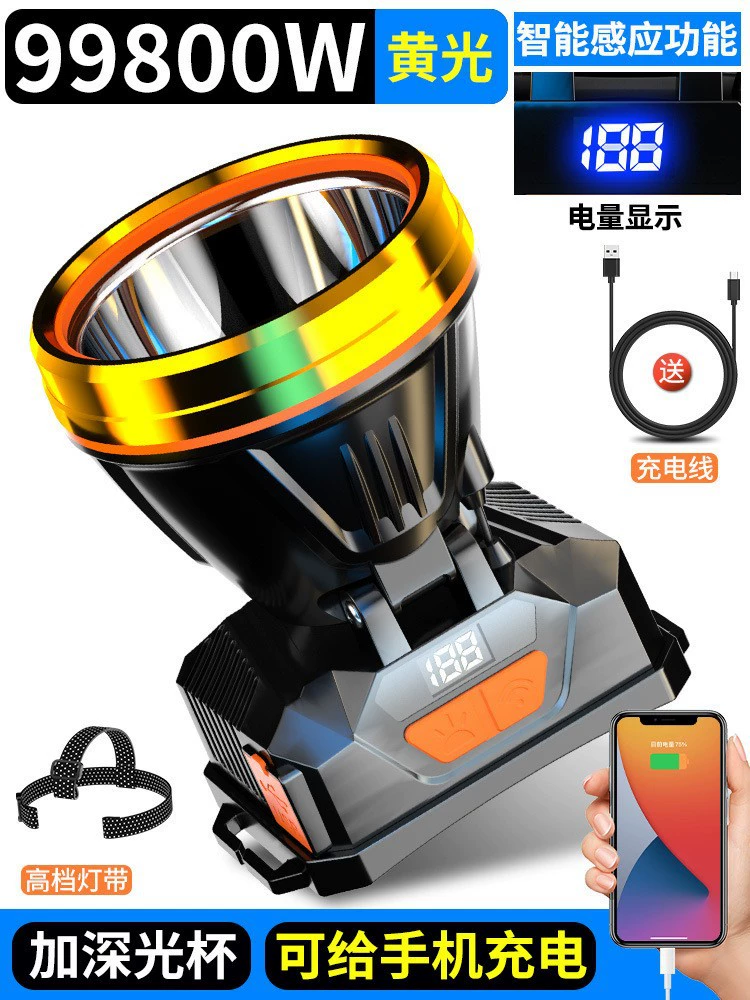 Lantern, super bright travel miner's lamp outside climbing, lights for fishing, flashlight, new collection