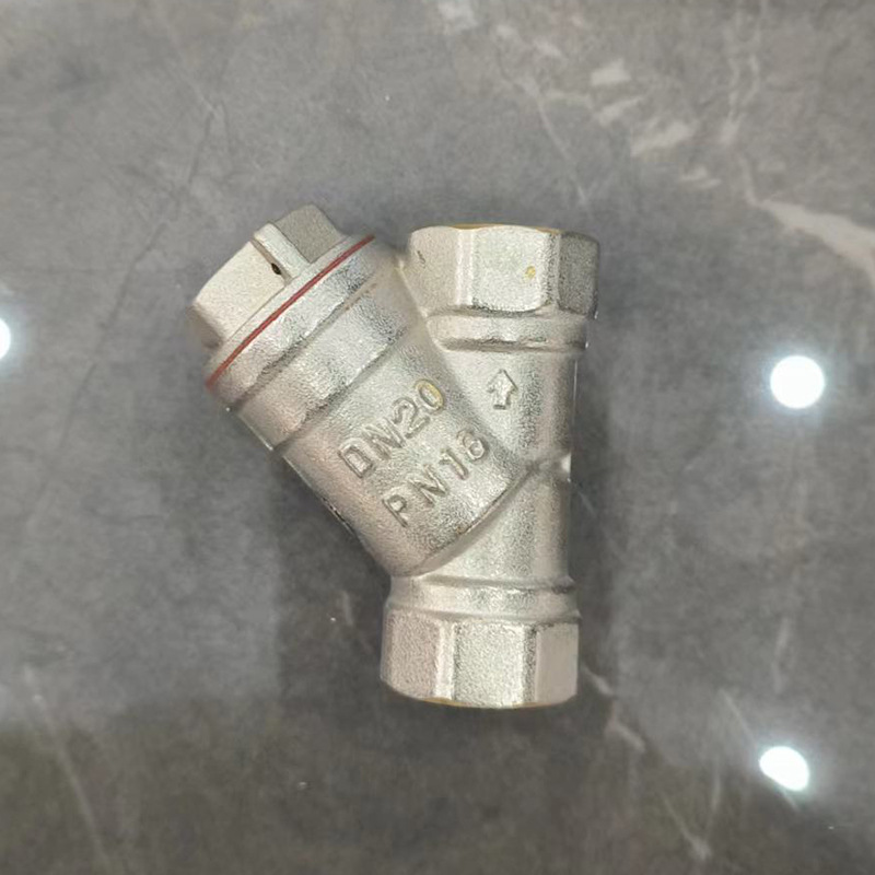 Y型帯网过滤阀黄铜过滤器表面电镀DN15DN20DN25 4分6分1寸