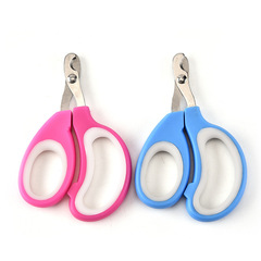 Stainless steel dog pet nail clippers cat nail cleaning polishing file cat and dog nail clipper set wholesale