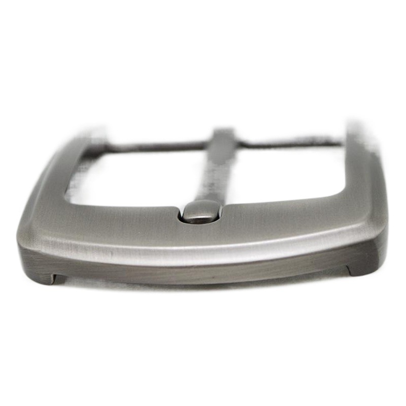 Hebilla de cinturón de aleación de zinc de los hombres al por mayor gama alta de gama 4,0 cm pantalones cinturón hebilla de metal entrega de una sola pieza