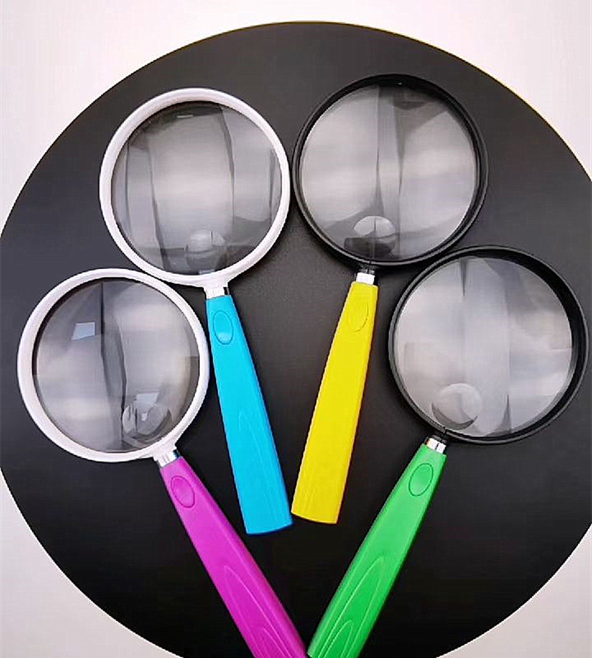 新款75自然D系列放大镜马克龙色放大镜厂家直供放大镜老人阅读