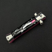 跨境黑手党刀改版微技术OTF随时携带战术刀鞘求生刀