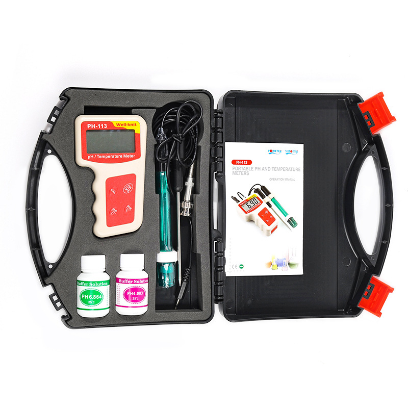 自动校正酸碱度温度计或便携式TDS温度测试仪