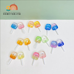 New Cute Gradient Jelly Color Glow Sticks DIY Creative Earrings Hair Clip Keychain Accessory
