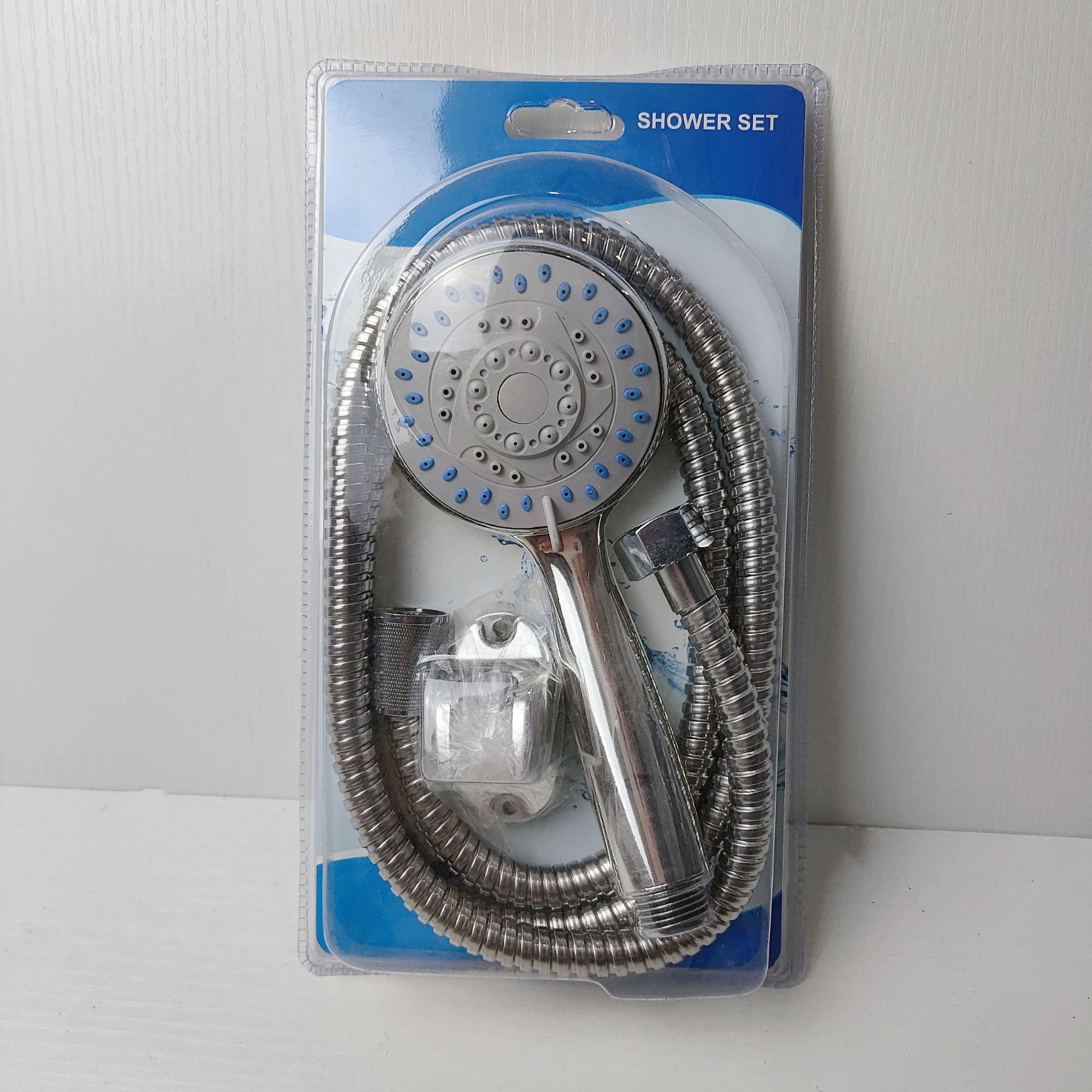 Comercio exterior al por mayor pequeño conjunto de ducha de tres piezas conjunto de ducha de tubo de ducha base conjunto de ducha