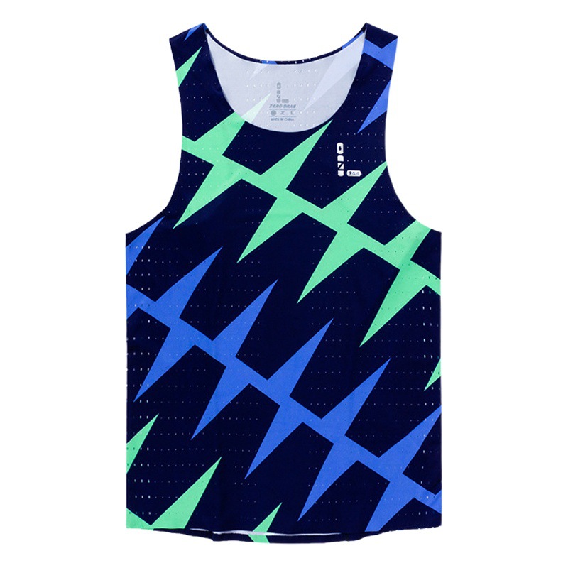 Zero Resistance Professional Marathon Vest Men's Track and Field Running Ultra Light Quick Dry Breathable Racing Training Competition Clothing