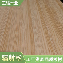 曹縣廠家直供松木板松木板材輻射松大板紋路清晰輻射松木板材