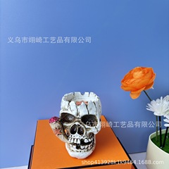 レトロな古いスカルモデルクリエイティブハロウィンエスケープルームゴーストフェイス装飾装飾品アート撮影小道具