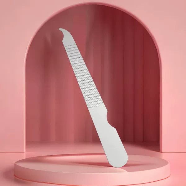 Wholesale stainless steel nail file dead skin file nail tool metal nail grinding file grinding dead skin double sided file