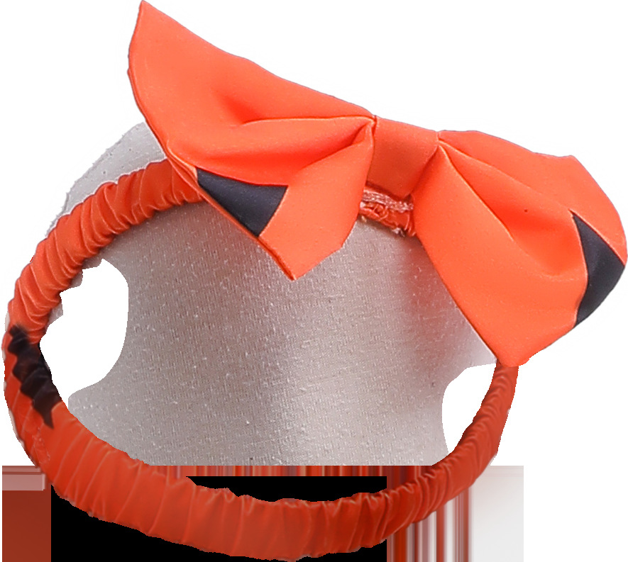 单肩万圣橙色演出服