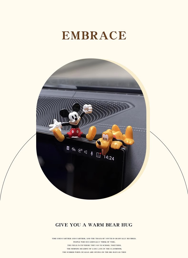 Car Ornaments, Cute and Healing Car Accessories, Dashboard Display, Desktop Car Decorations for Women