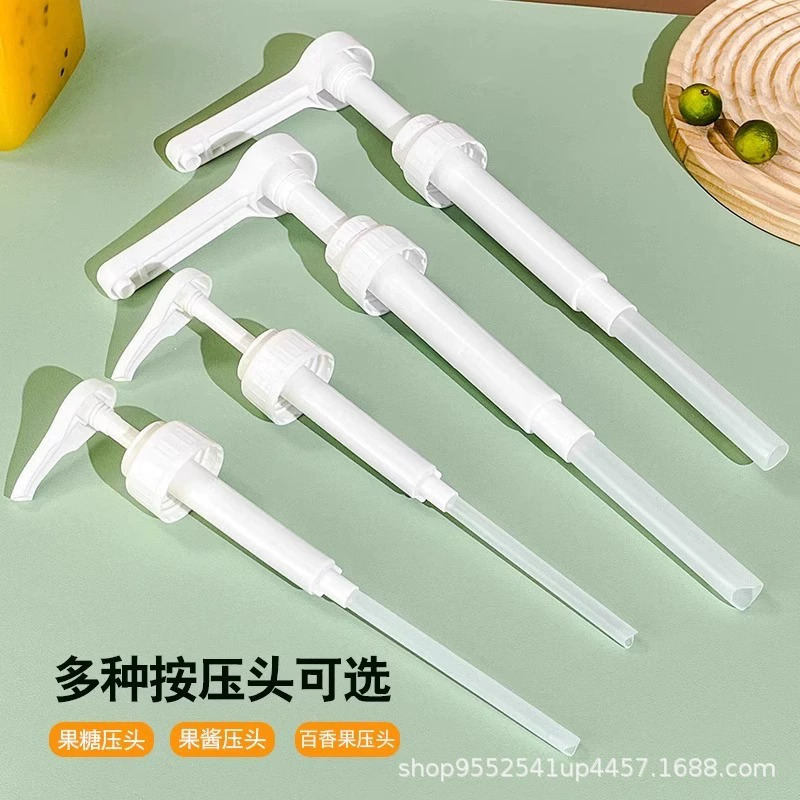 Молочный чай магазин сахарный пресс бутылка коммерческая бутылка сиропы фруктовый сахар фруктовый сок ручной компрессор компрессор насос стеклянная насадка