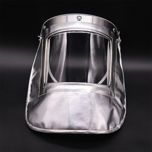 Manufacturer of high temperature resistant mask steel factory aluminum factory smelting and casting PC labor protection protective mask aluminum foil heat insulation protective mask