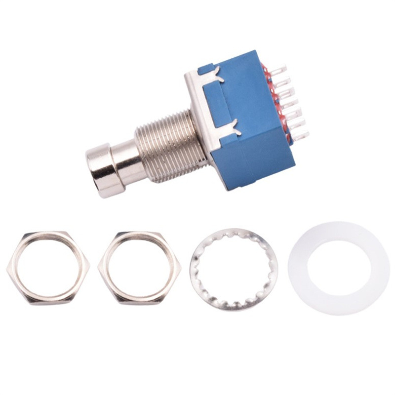 3PDT effector self-locking transfer switch PBS-24-302 musical instrument guitar foot switch 12mm 9 feet