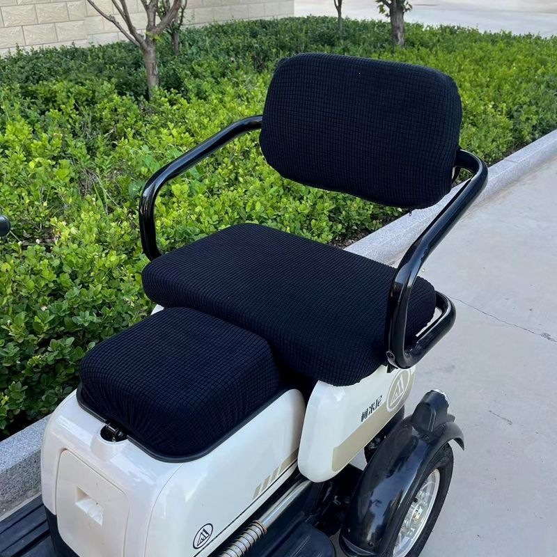 Bubuxian casual tricycle seat cover, suitable for all seasons, cute cartoon electric vehicle seat cushion cover, tricycle seat cover