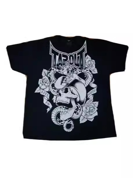 ストリート Tapout Tシャツ Y2K メンズ ヒップホップ レターグラフィック プリント オーバーサイズ Tシャツ 原宿|undefined
