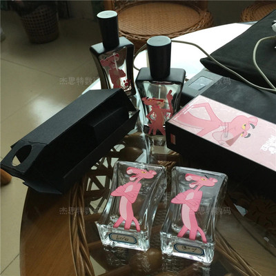 originality Perfume bottle customized Trademark logo Caiyin square Cylinder one Glass Aromatherapy bottle uv printer