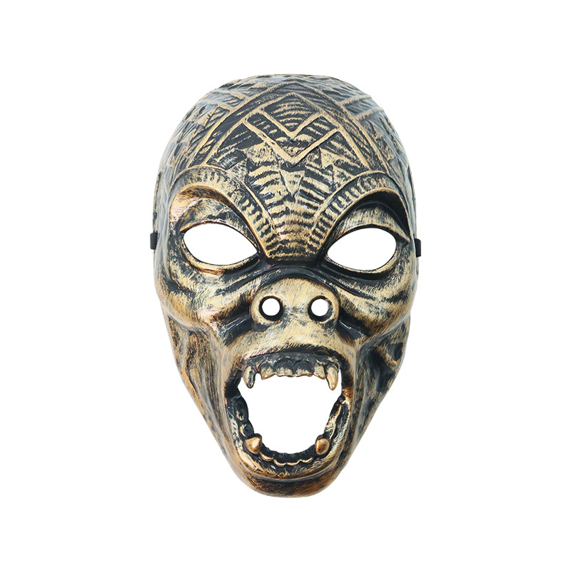 Máscaras vintage de animales para Halloween, estilo horror, populares entre influencers, accesorios para fotos.