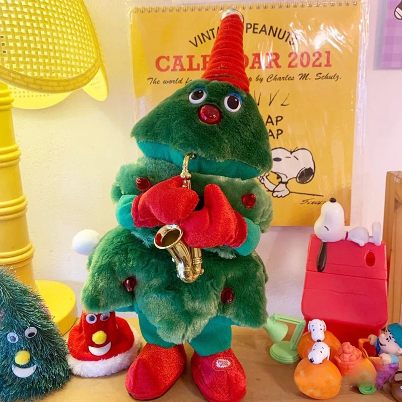 Business Room Dancing, Swinging, Christmas Tree Moving Doll Christmas Eve Gift Birthday Girl's Girlfriend Dress