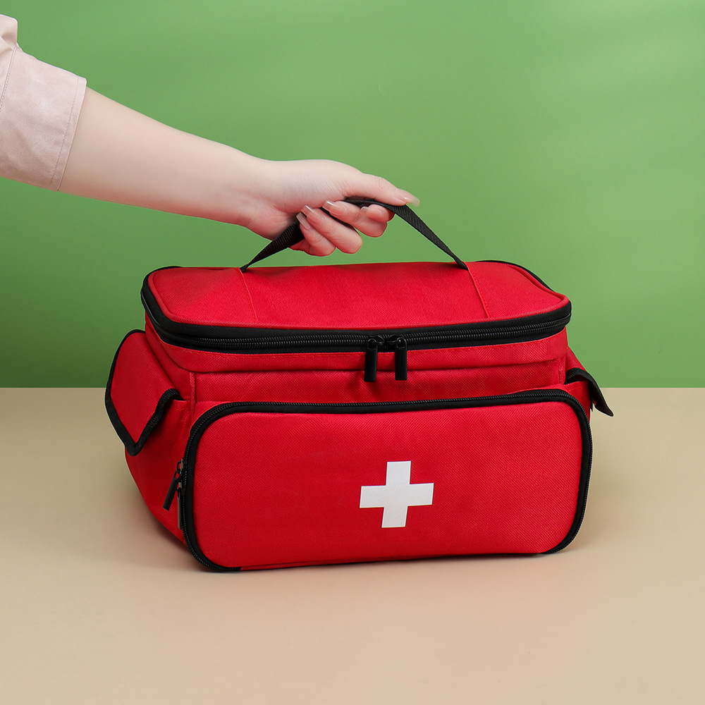 Amazon bolsa de almacenamiento de medicamentos botiquín de primeros auxilios médico portátil transfronterizo caja de almacenamiento de medicamentos para el hogar medicalbag