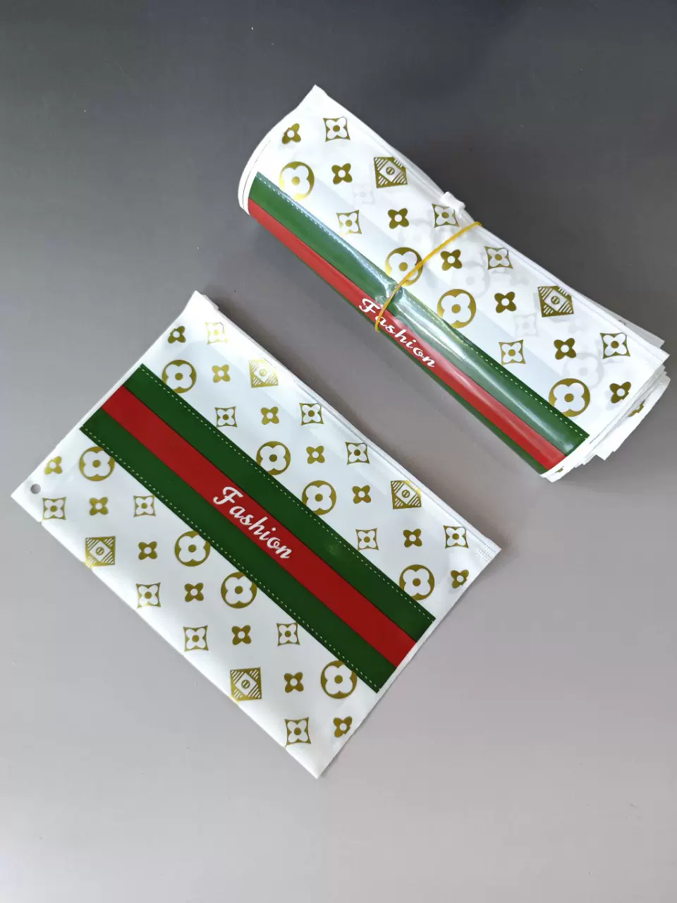 义乌现货男女内裤袜子打底裤开窗通用包装透明拉链袋