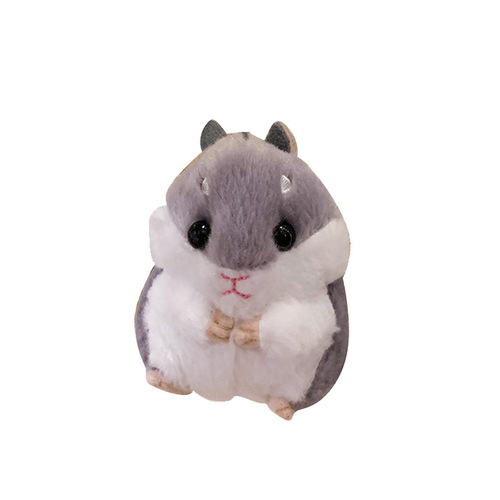 Creative hamster plush pendant key chain doll doll wholesale couple doll bag key chain plush toy
