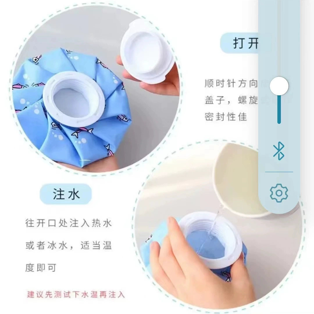 Cartoon cold compress, cooling cloth, handheld ice bag, foldable ice cubes