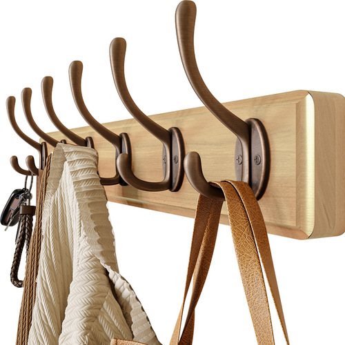 Clothes hanger wall-mounted wall-punched entrance door-entry coat hook entrance wall-mounted bedroom hat clothes hook