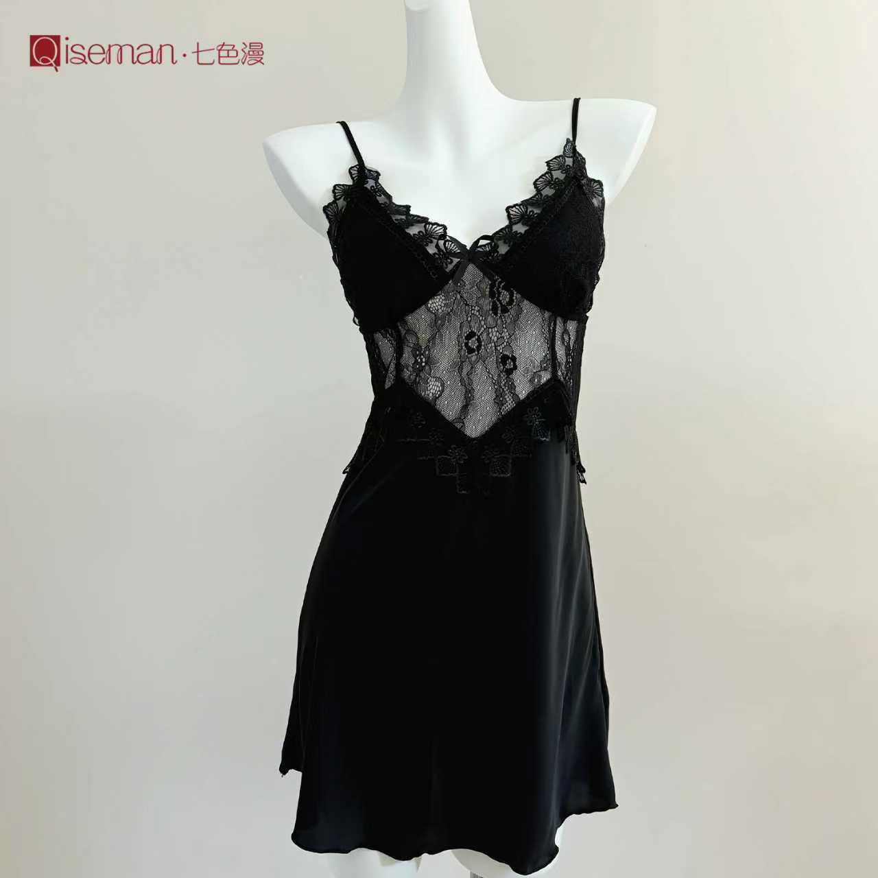 검정색 (짧은 슬립)