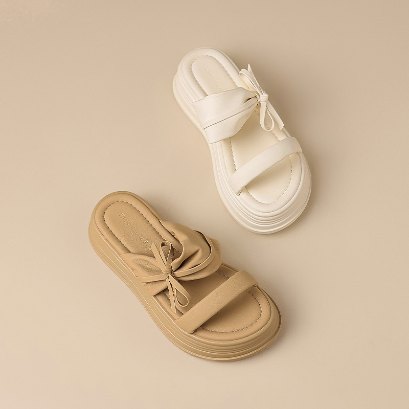 Sandal nữ quai nơ xỏ ngón phong cách tiên nữ — CE19 màu mơ