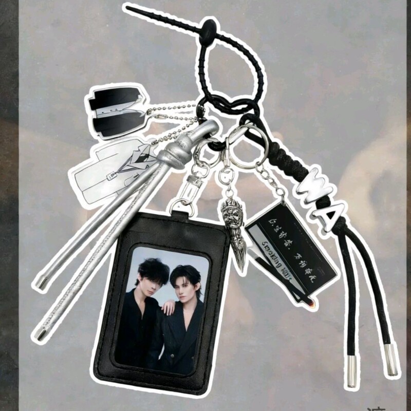 Self-Made [Duo] 52 Wu'An Peripheral Bag Charms Keychain Pendant Yun Yi Fan Gift