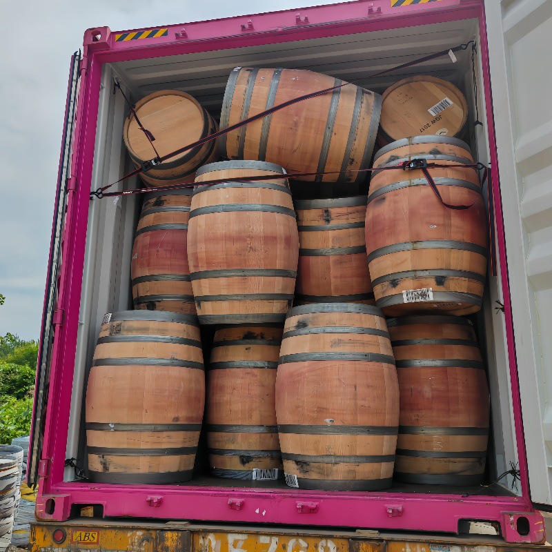 Whiskey Barrel Spanish Sherry Barrel Red Wine Barrel French and American Imported Second-Hand Barrel Oak Barrel Empty Barrel