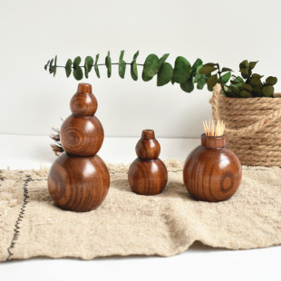 Japanese Wooden Toothpick Box Creative Home Guest Hotel Restaurant Toothpick Jar Bamboo Toothpick Tube Storage