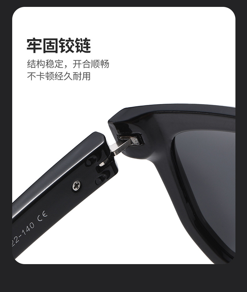 Sonnenbrillen Neukollektion Metallrahmen polarisiert Herrenmodell Outdoor-Sonnenbrille minimalistisch Luxus-Rahmen hochwertig Blendschutz-Sonnenbrille